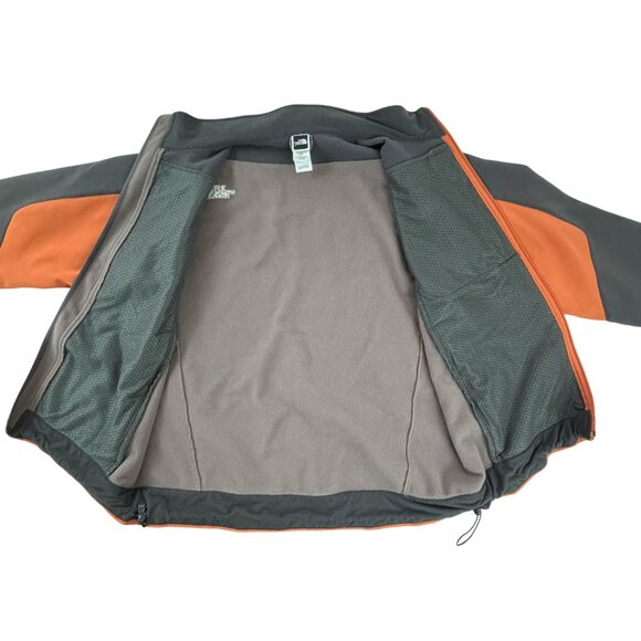 The North Face Men's "Apex Bionic" Soft Shell Jacket in Orange/Gray Size Large - Picture 3 of 14